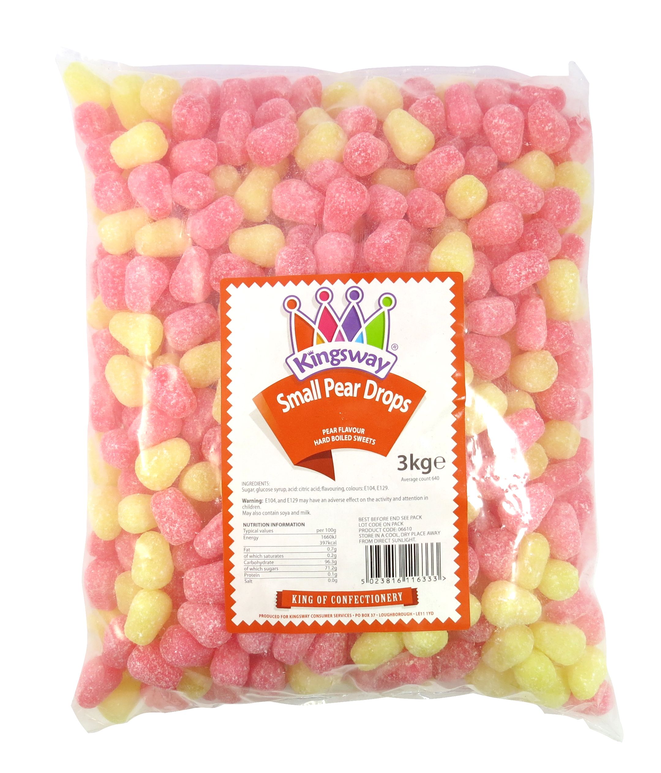 Kingsway Small Pear Drops 3kg - Image 2