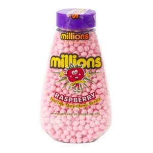 MILLIONS TAPER GIFT JAR RASPBERRY FLAVOUR