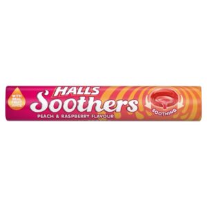 Halls Soothers Peach & Raspberry Flavour 45g