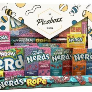 Picaboxx Wonka Nerds American Candy Selection Gift Box - 12 Products Value Pack