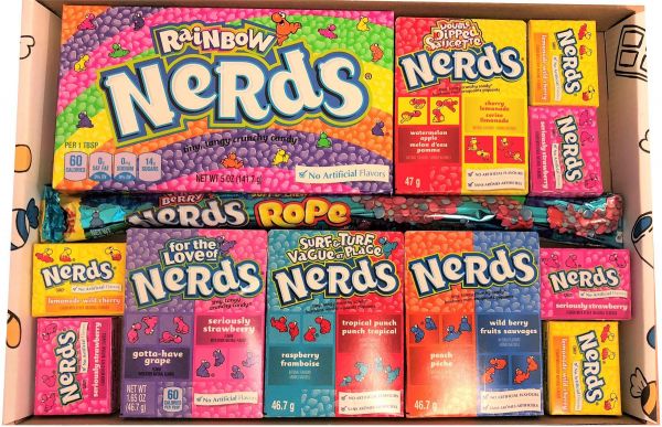 Picaboxx Wonka Nerds American Candy Selection Gift Box - 12 Products Value Pack - Image 2