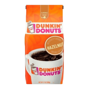 Dunkin Donuts Hazelnut Ground Coffee 340g (12oz) (Box of 6)
