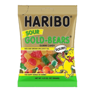 Haribo Sour Gold Bears 128g (4.5oz)