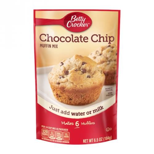 Betty Crocker Chocolate Chip Muffin Mix 184g (6.5oz)