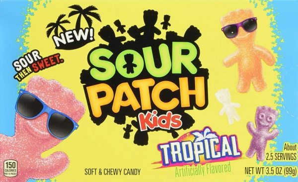 Sour Patch Kids Tropical Theatre Box 99.2g (3.5oz)