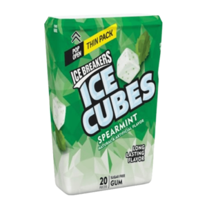 Ice Breakers Ice Cubes Spearmint Gum Thin Pack 46g (1.62oz)