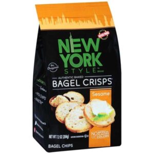 New York Style Sesame Bagel Crisps 204g (7.2oz)