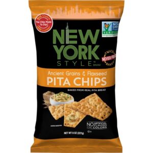 New York Style Ancient Grain & Flax Seed Pita Chips 226g (8oz)