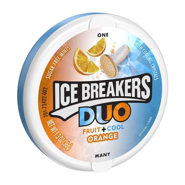 Ice Breakers Duo Mints Orange 36.8g (1.3oz)