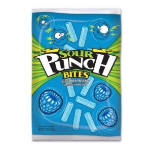 Sour Punch Blue Raspberry Bites 141g (5oz)