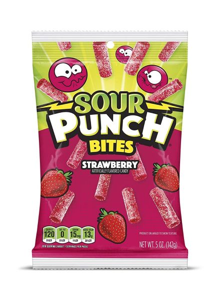 Sour Punch Strawberry Bites 141g (5oz)