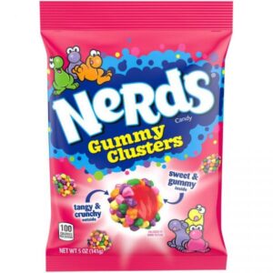Wonka Nerds Gummy Clusters Peg Bag 141g (5oz)