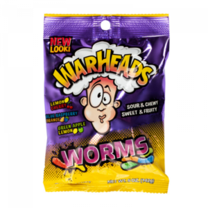 Warheads Sour Worms 142g (5oz)
