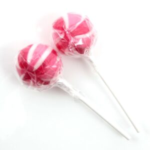 Crazy Candy Factory Raspberry Lollipops