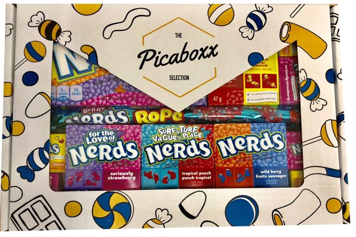Picaboxx Wonka Nerds American Candy Selection Gift Box - 12 Products Value Pack - Image 2