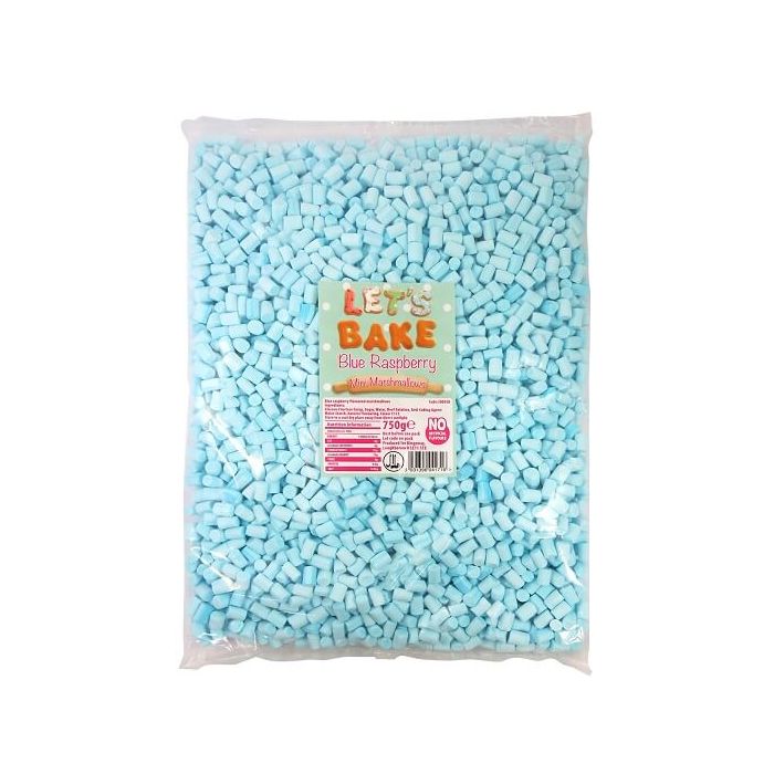 Let's Bake & Decorate Blue Raspberry Mini Marshmallows - Image 2
