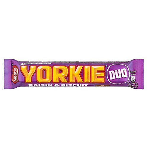 Yorkie Raisin & Biscuit Milk Chocolate Duo Bar 66g