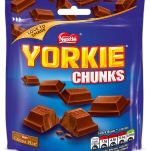 Yorkie Milk Chocolate Chunks Sharing Pouch 100g