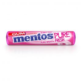MENTOS PURE FRESH GUM BUBBLEFRESH ROLL