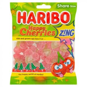 Haribo Happy Cherries Z!NG Share Bag 160g