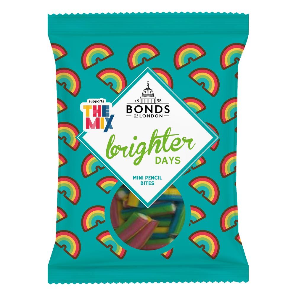 Bonds Brighter Days Mini Pencil Bites Share Bags 140g