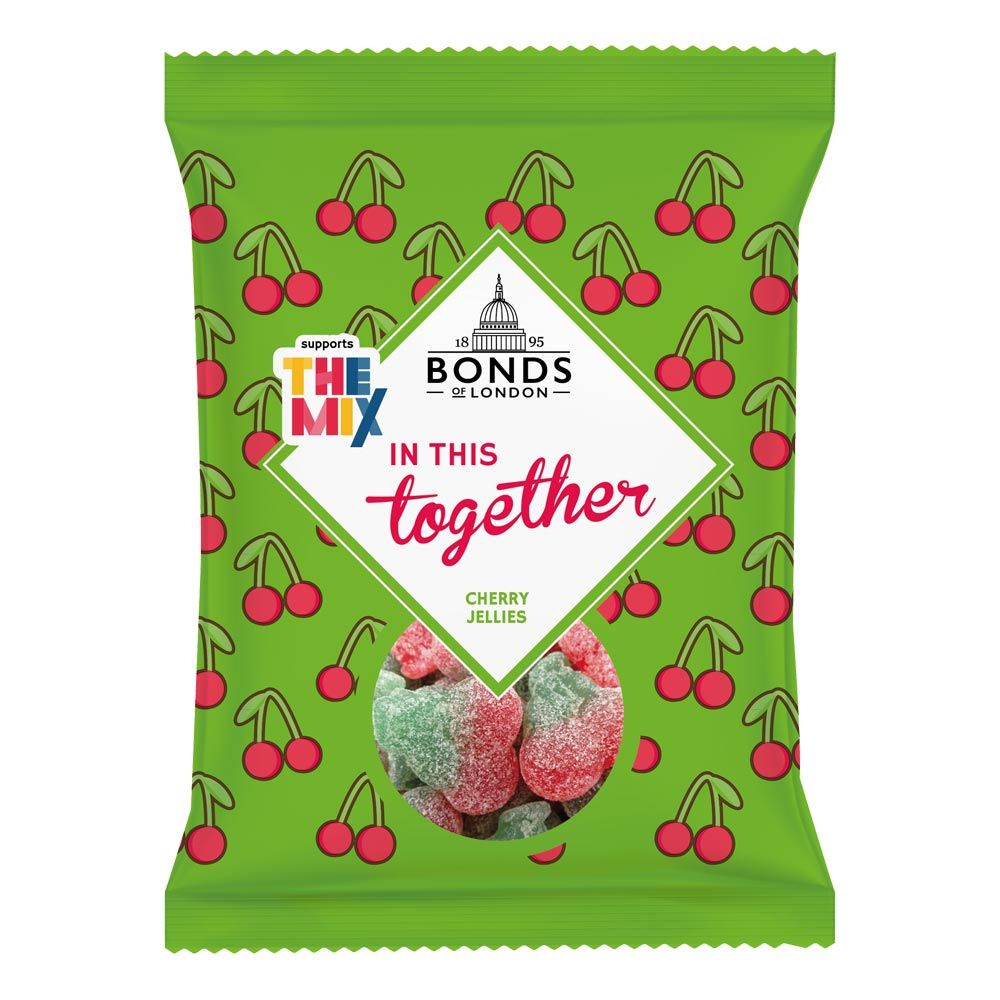 Bonds In This Together Cherry Jellies Share Bags 140g