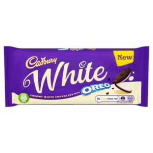 Cadbury Oreo White Chocolate Bar 120g