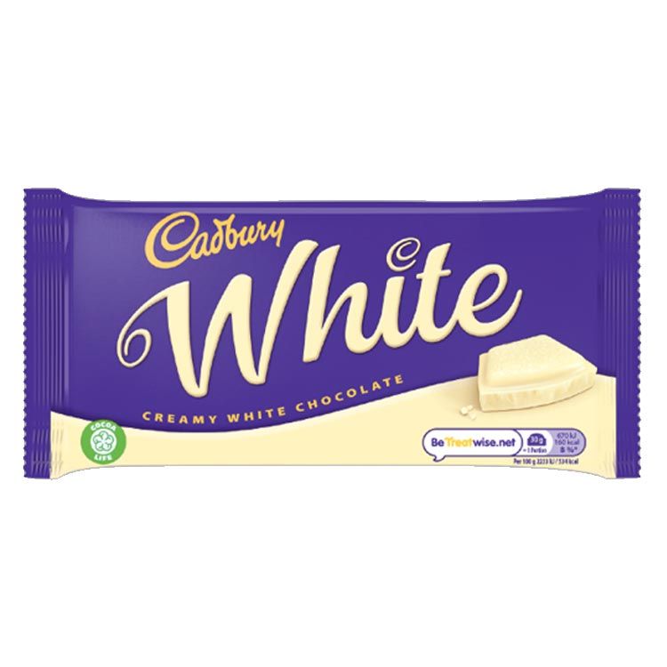 Cadbury Creamy White Chocolate Bar 90g