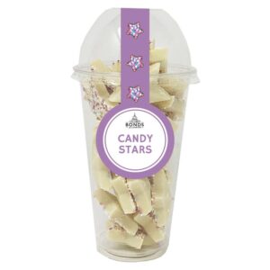 Bonds White Chocolate Candy Stars Shaker Cup 180g