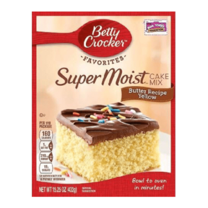 Betty Crocker Super Moist Butter Recipe Yellow Cake Mix 432g (15.25oz)