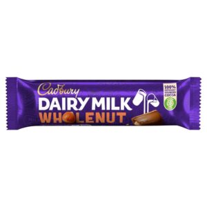 Cadbury Dairy Milk Whole Nut Chocolate Bar 45g
