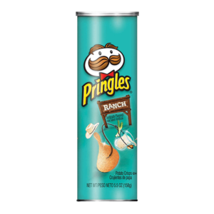Pringles Ranch Flavour Potato Chips 158g (5.5oz)