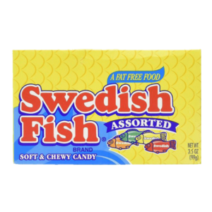 Swedish Fish Assorted Soft & Chewy Candy Theater Box 99g (3.5oz)
